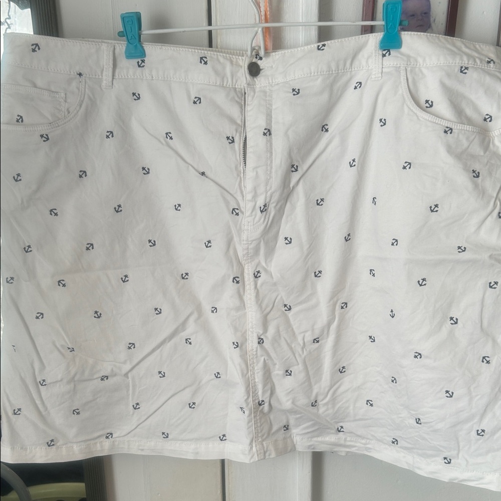 Croft & Barrow Cream Stretch Shorts/skorts
